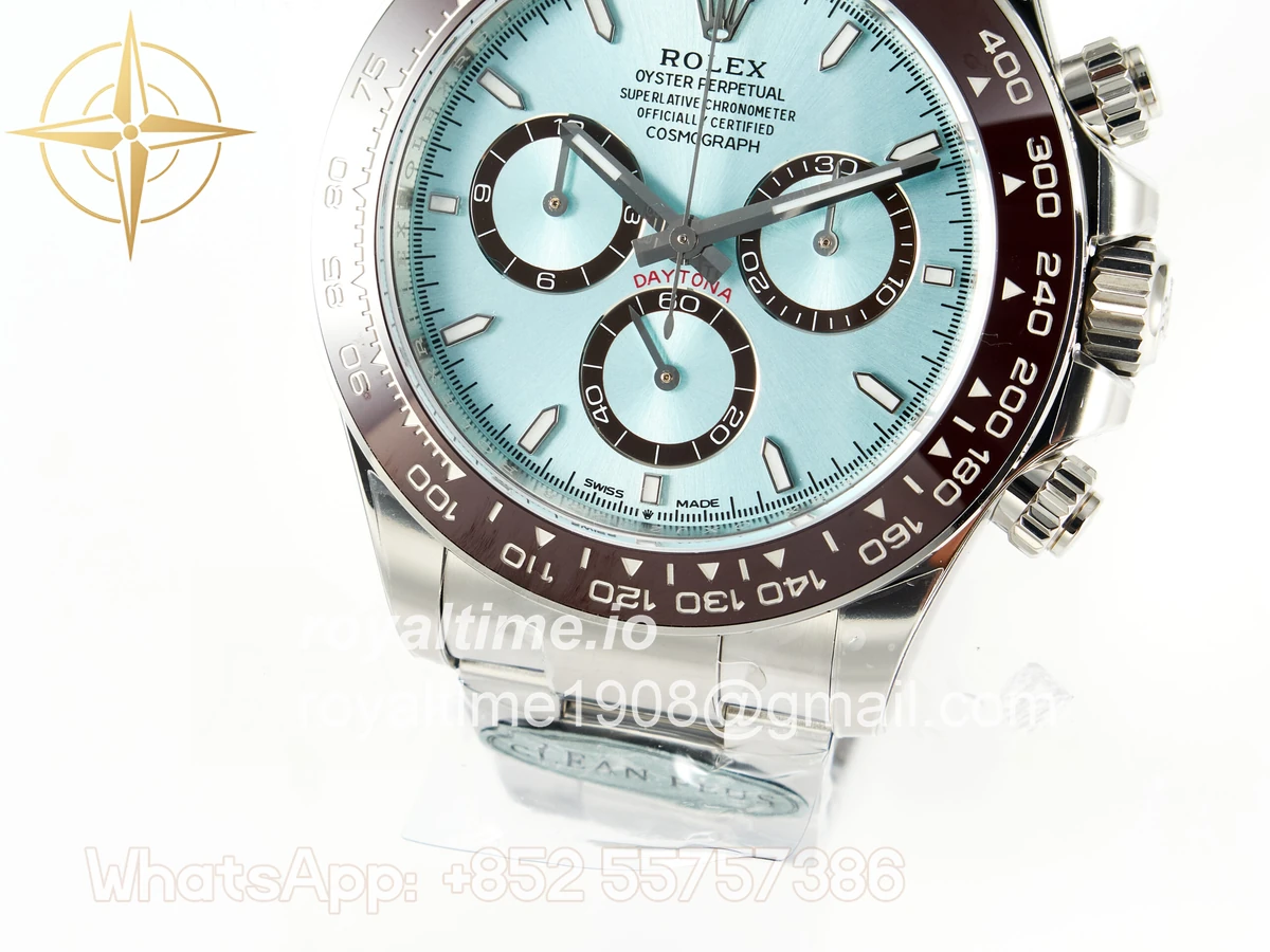 Rolex Daytona 126506 SS Clean Plus 904L Steel Ice Blue Dial on Oysterflex Strap DD4131 - Image 16