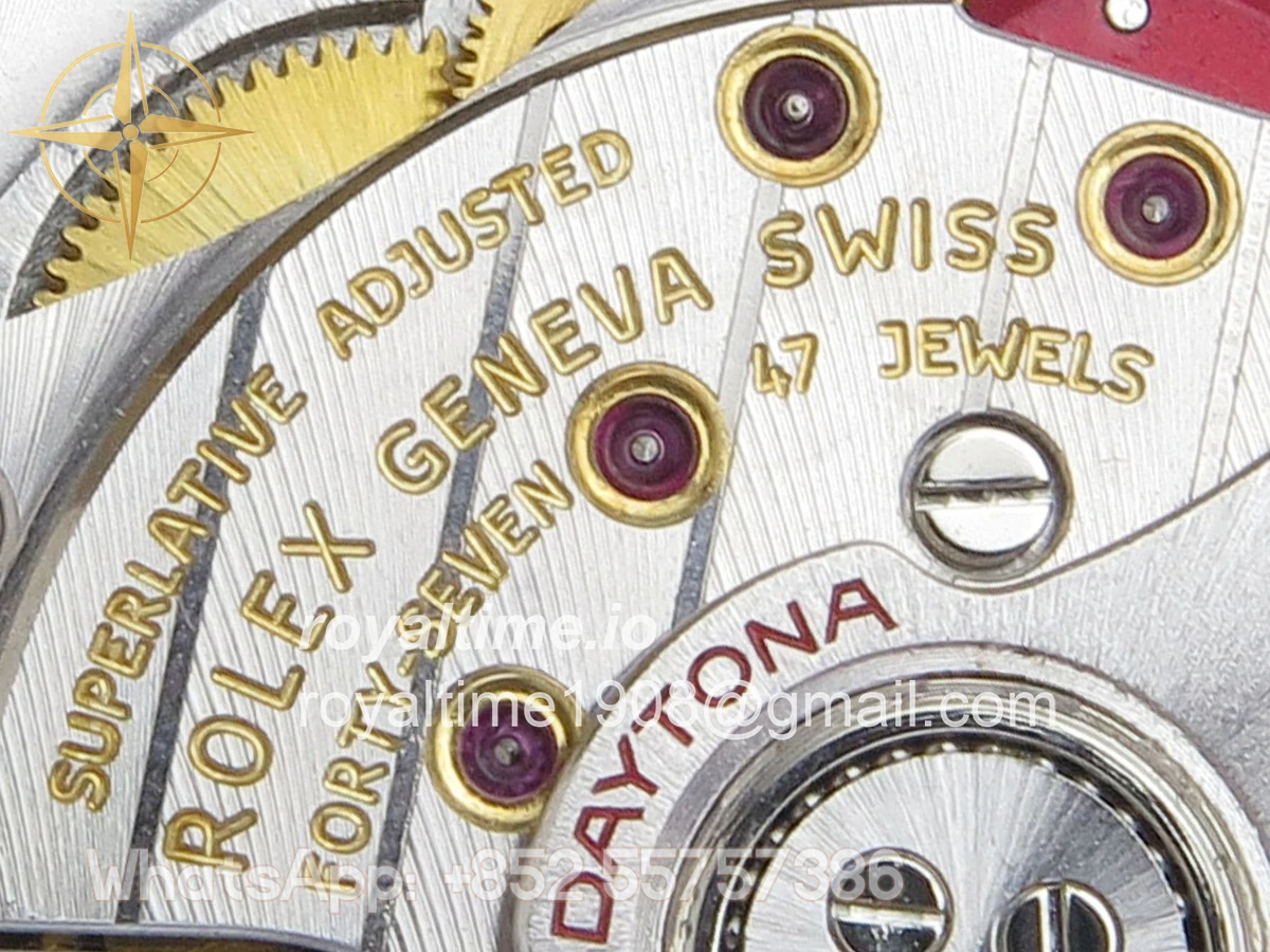 Rolex Daytona 126508 YG UFO White Dial on YG Bracelet UF4131 (Free Sprung) - Image 16