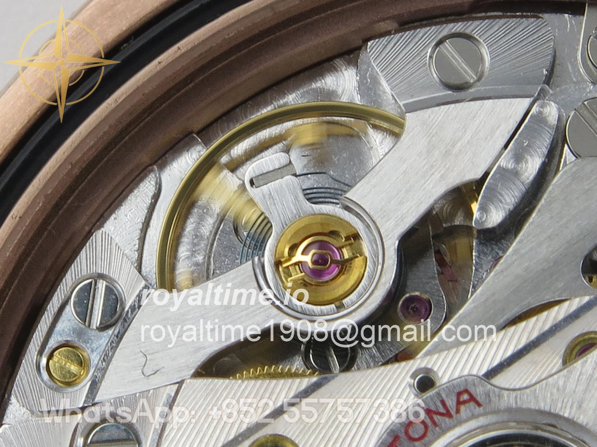 Rolex Daytona 126515 QF RG/Black Dial on Oysterflex Strap JH4131 V18 (Free Sprung) Weighted 157g - Image 16