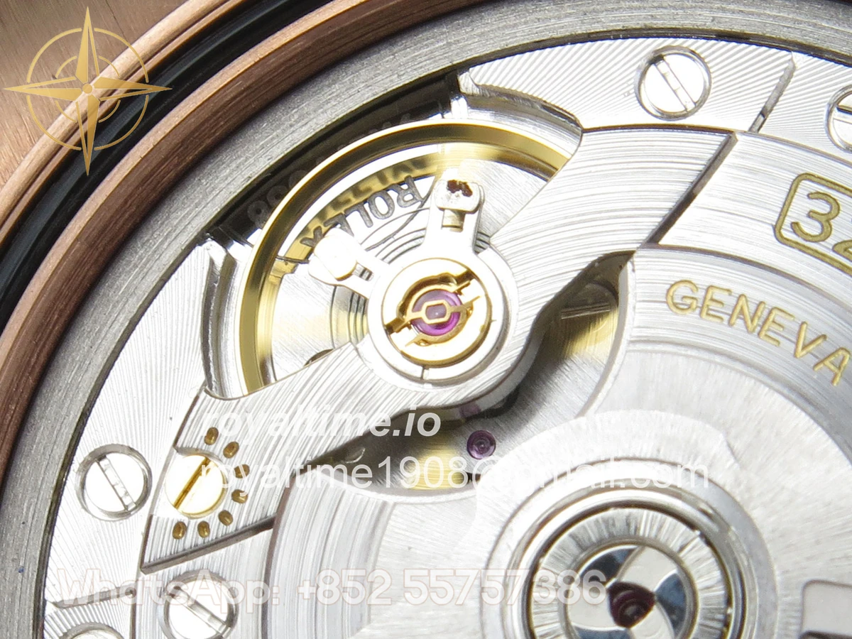 Rolex Day Date 40 RG TMF Brown Ombre Roman Dial on President Bracelet VR3255 (220g) - Image 16