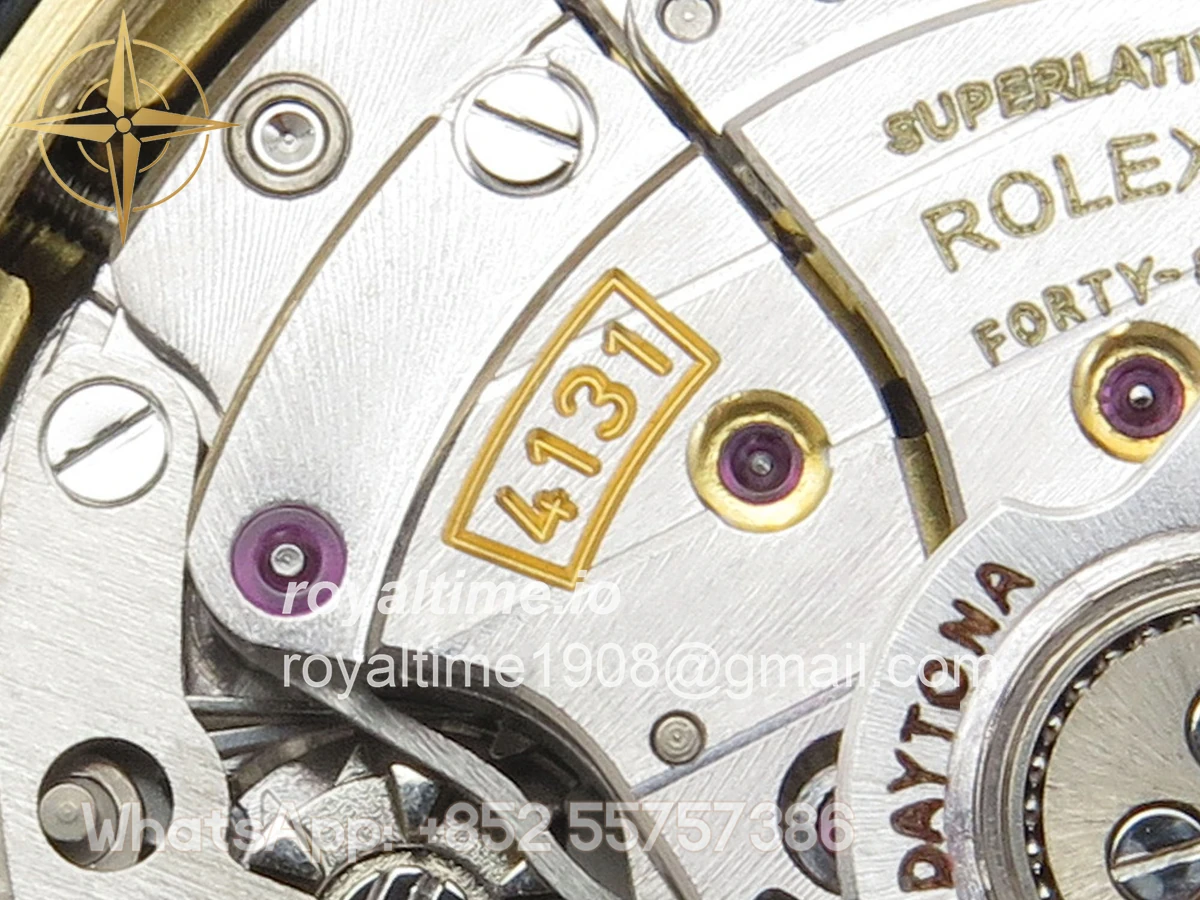 Rolex Daytona 126518 AVF Black/YG Diamonds Dial on Oysterflex Strap DD4131 (Mod) - Image 16