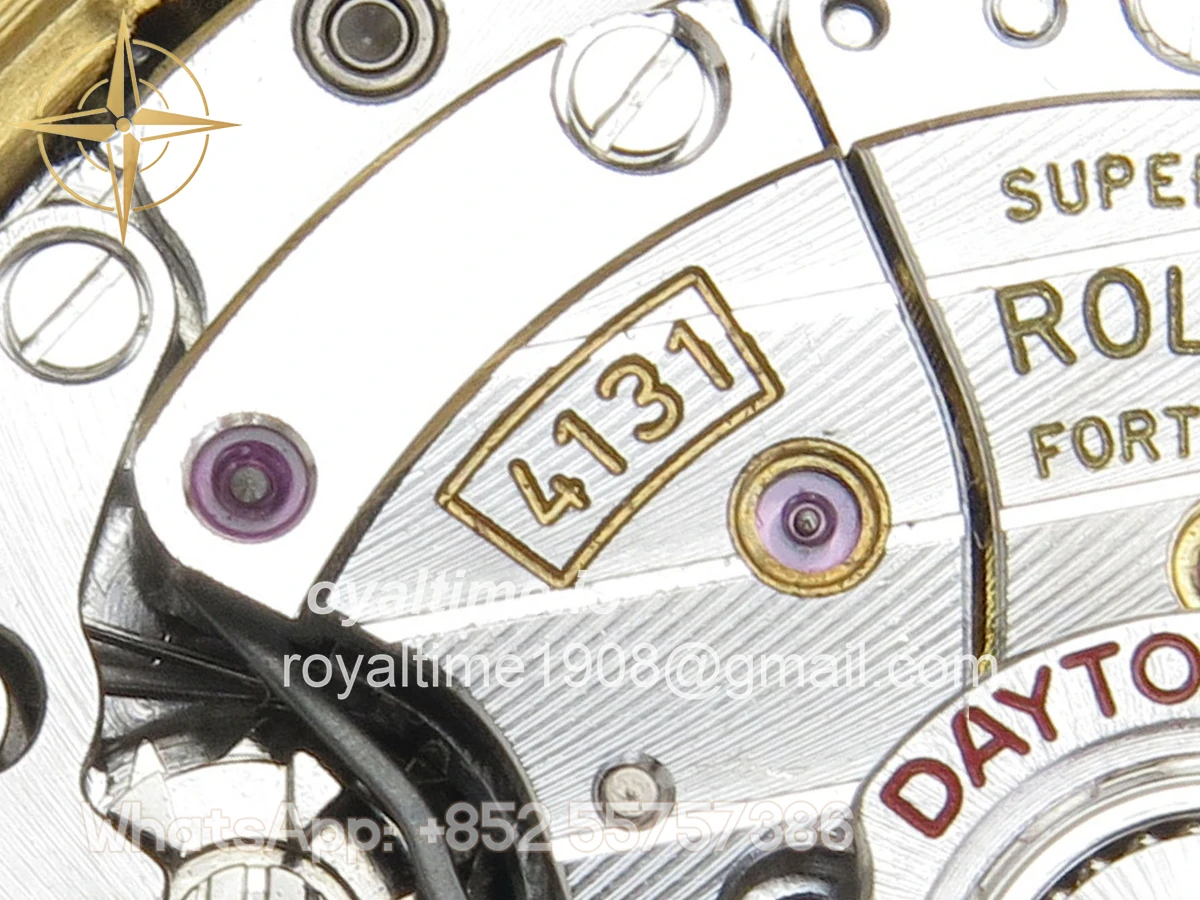 Rolex Daytona 126518 BTF Black/YG Dial on Oysterflex Strap DD4131 (Weighted) 162g - Image 16