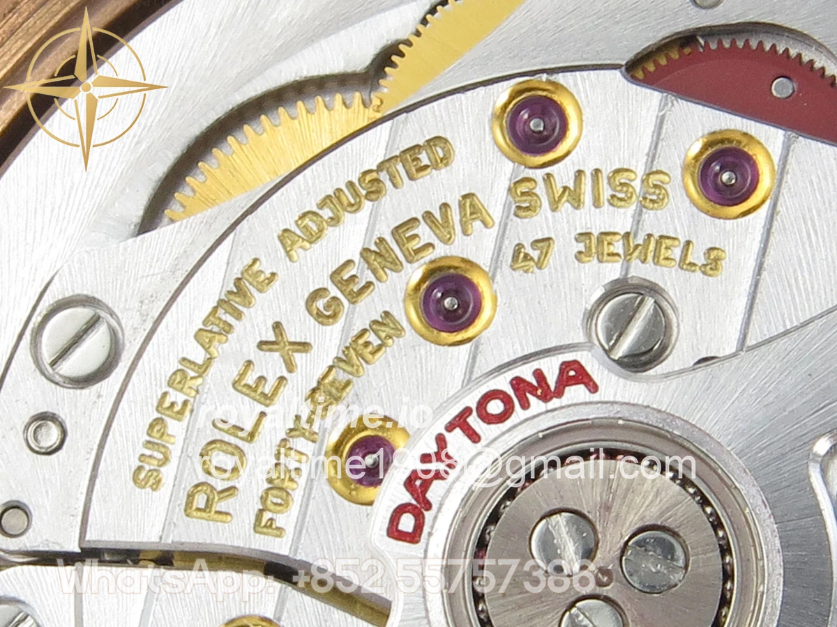 Rolex Daytona 126515 RG Clean Plus 904L Steel RG/Black Dial on Oysterflex Strap DD4131 - Image 16