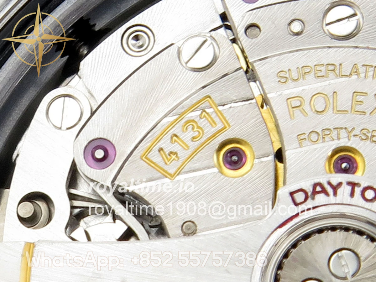 Rolex Daytona 126519 TMF Black/Silver Dial on Oysterflex Strap DD4131(162g) - Image 16