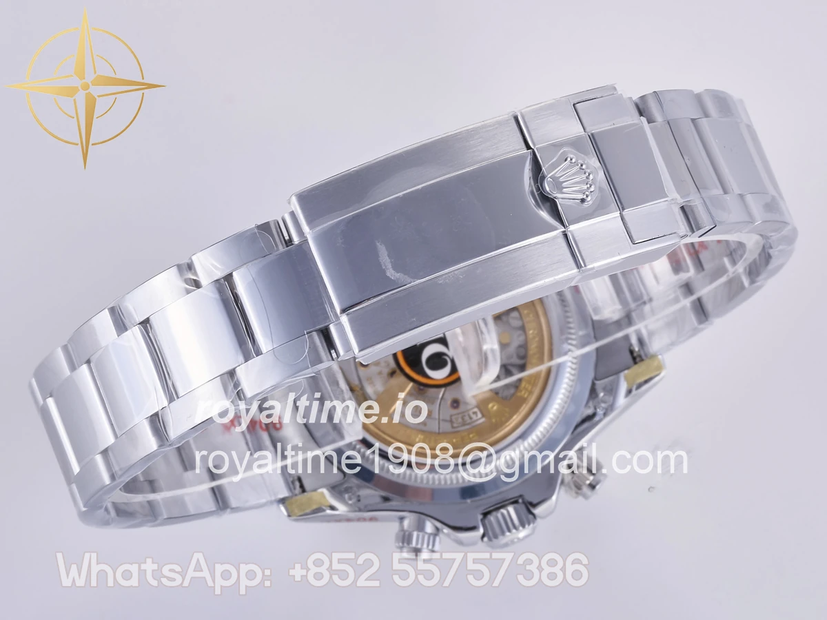 Rolex Daytona 126529 LN Le Mans QF on SS Bracelet JH4132 Free Sprung (Weighted) 175g - Image 16