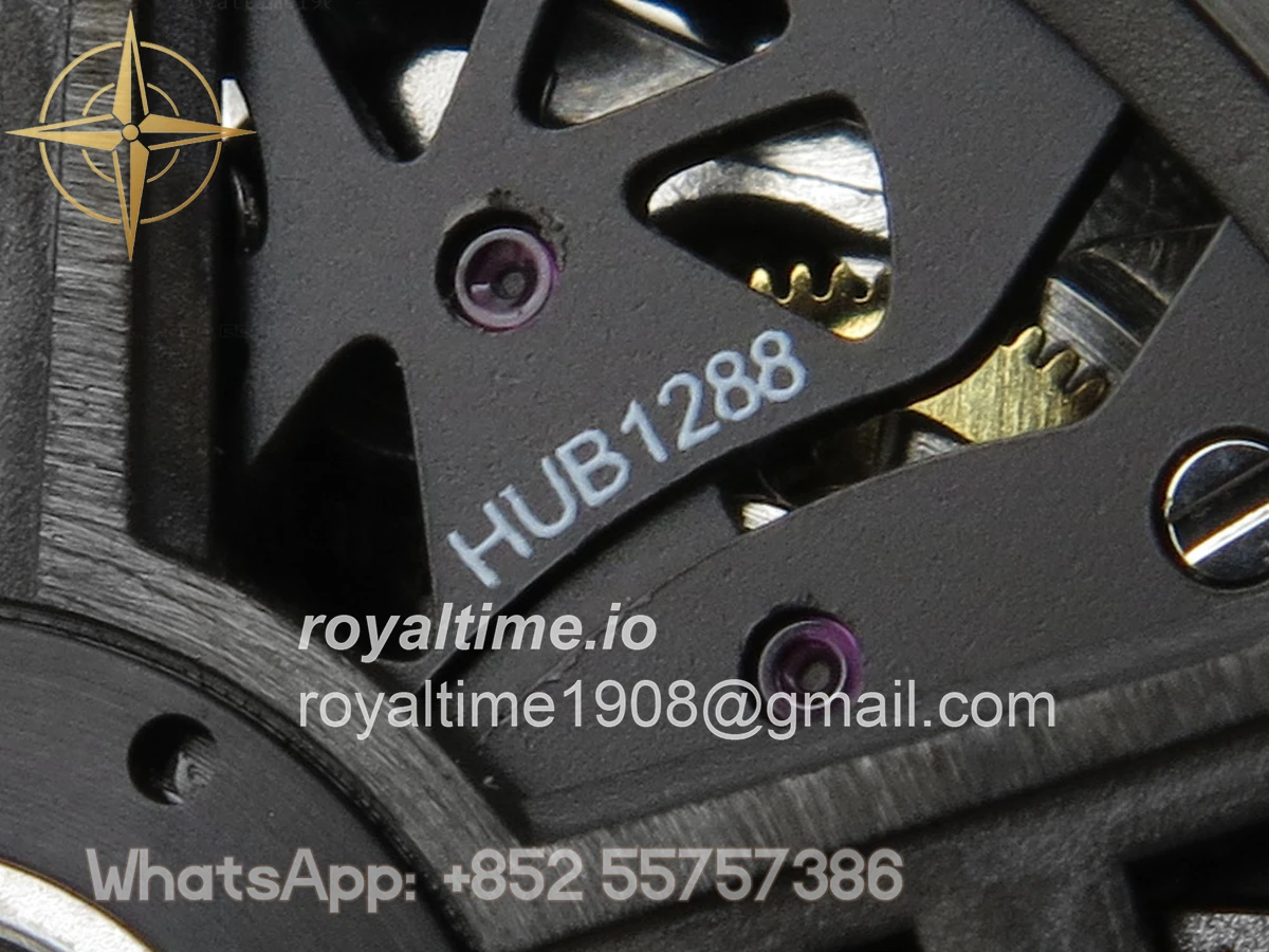 Hublot Big Bang Ferrari Speciale Ceramic HBBF on Red Gummy Strap A1241 - Image 16