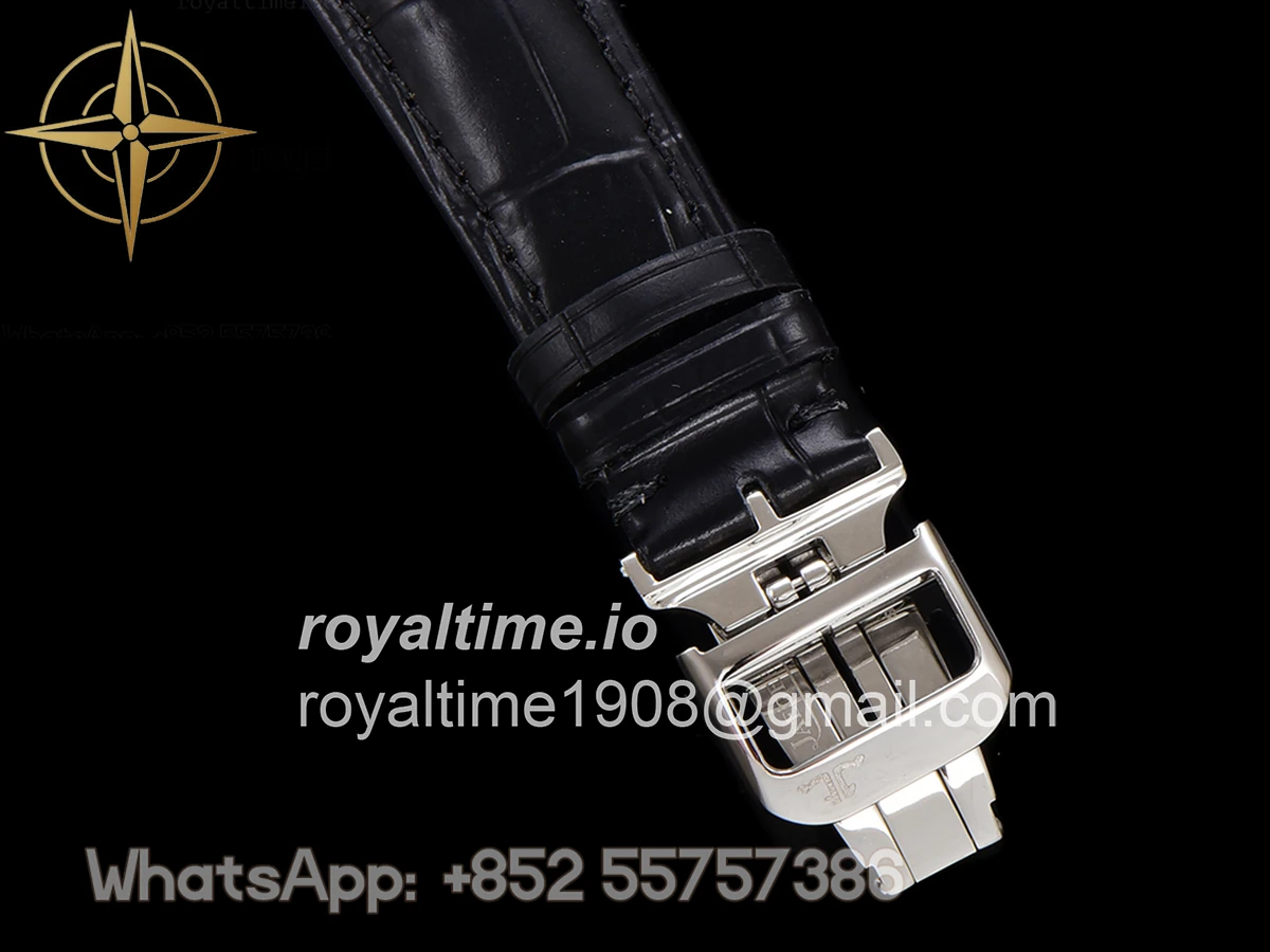 Jaeger-LeCoultre Master Ultra Thin Tourbillon White Dial with Diamond Bezel in White Gold - Image 16