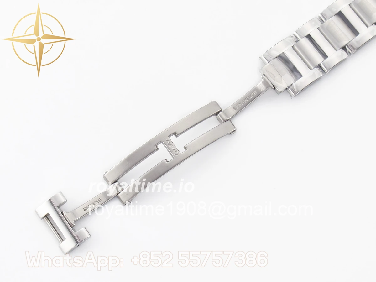 Cartier Ballon Bleu 33mm SS AF Pink Dial on SS Bracelet SEIKO NH05A - Image 16