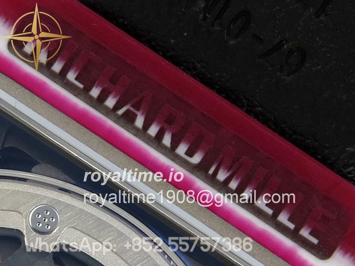 Richard Mille AVF RM67-02 Red NTPT Skeleton Dial on White Elastic strap CRMA7 V2 - Image 16