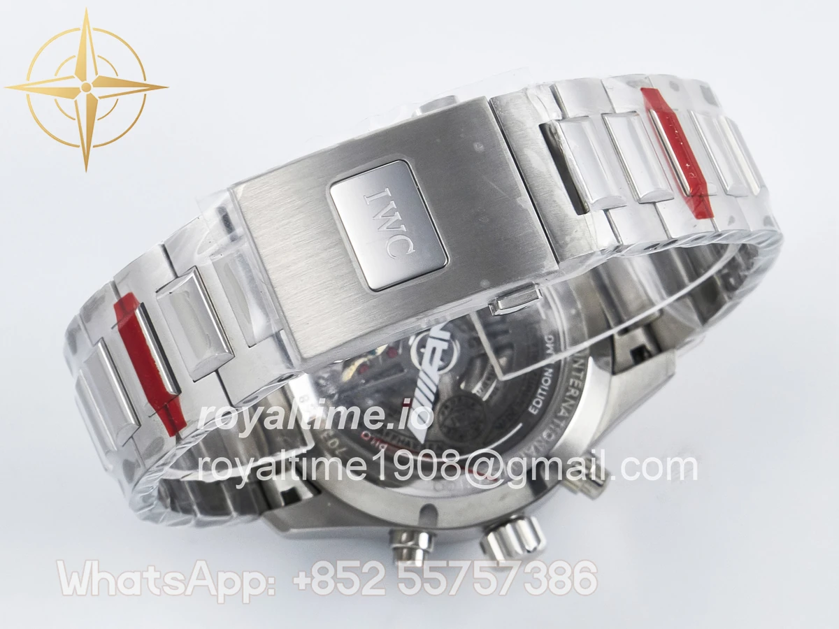 IWC Pilot’s Watch IW388307 BLSF Performance Chronograph 41mm Mercedes-AMG F1 Team SS Black Dial On Stainless steel bracelet A7750 to 69385 - Image 16