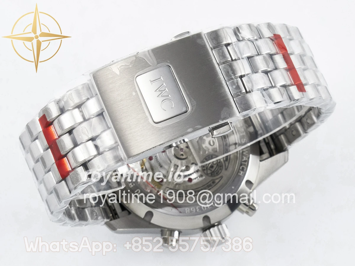 IWC Pilot’s Watch IW388107 BLSF Performance Chronograph 41mm Chinese New Year Special Edition SS Red Dial On Stainless steel bracelet A7750 to 69385 - Image 16