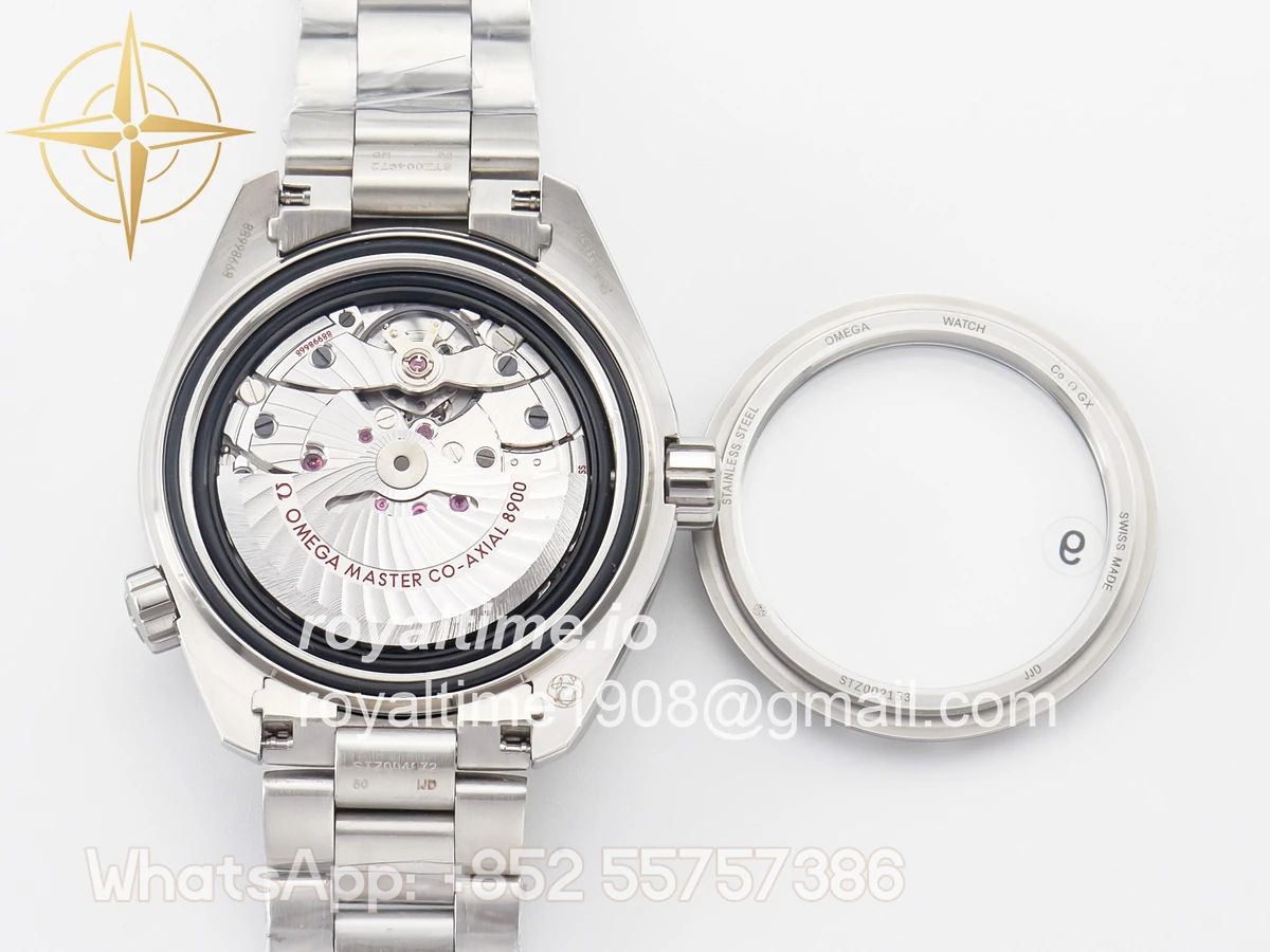 Omega Planet Ocean 600M 39.5mm VSF Black Dial Black Ceramic Bezel on SS Bracelet A8800 - Image 16