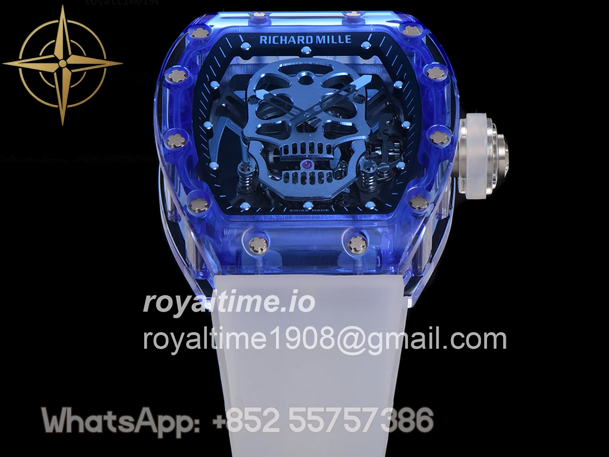 Richard Mille RM 027-01 Tourbillon Blue Sapphire Skull - Image 16