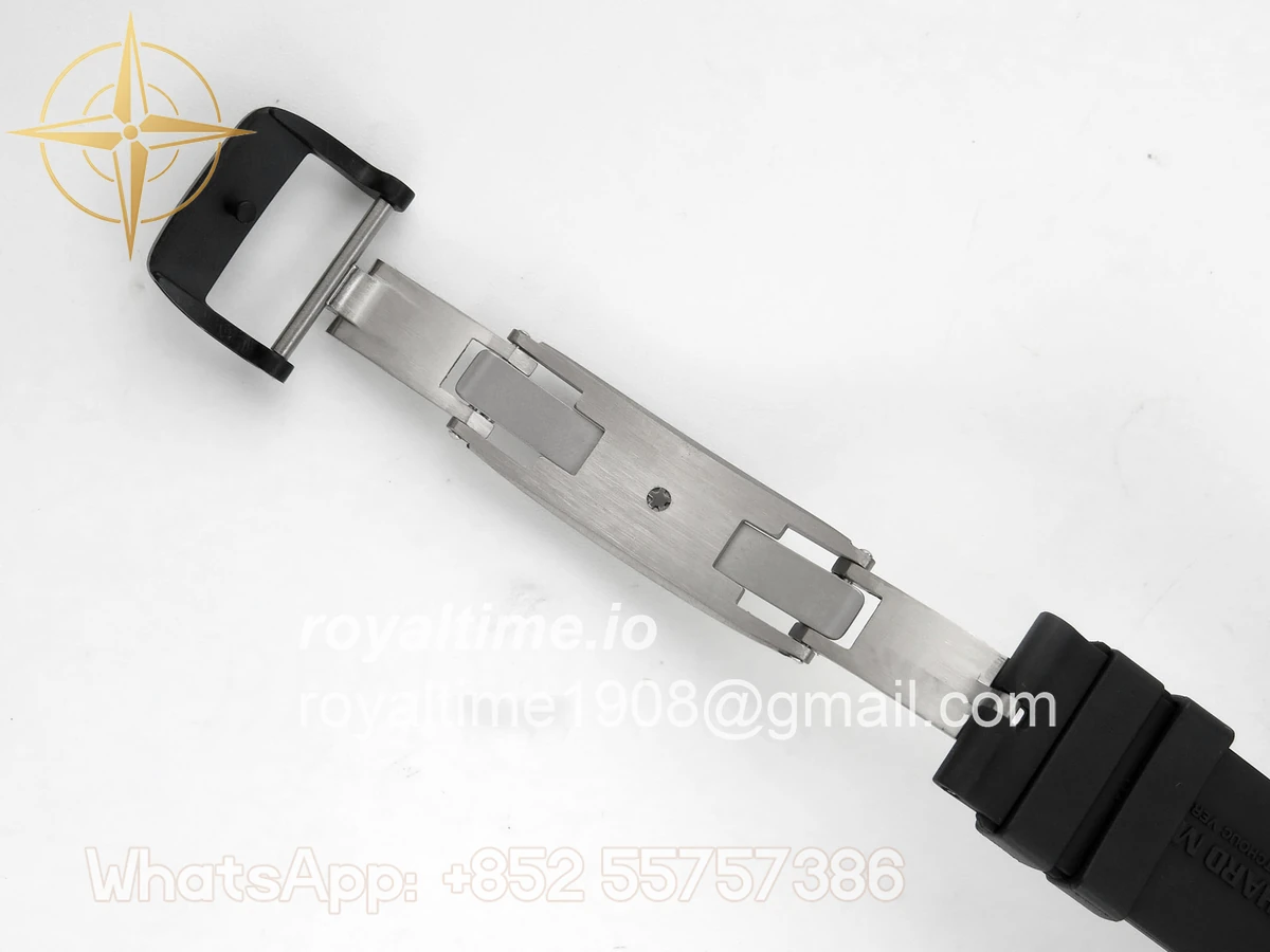 Richard Mille RM035-01 Black Carbon ZF Skeleton Dial On Black Rubber Strap RMUL2 - Image 16