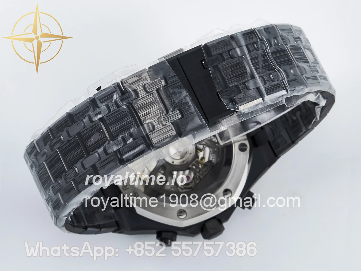Audemars Piguet Royal Oak Chrono 26240 Black Ceramic APSF on Ceramic Bracelet SA4401 - Image 16