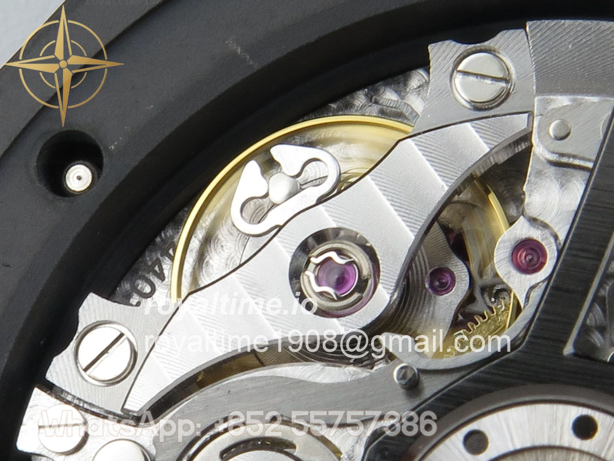 Audemars Piguet Royal Oak Chrono 26240 Black Ceramic Blue Dial APSF on Ceramic Bracelet SA4401 - Image 16