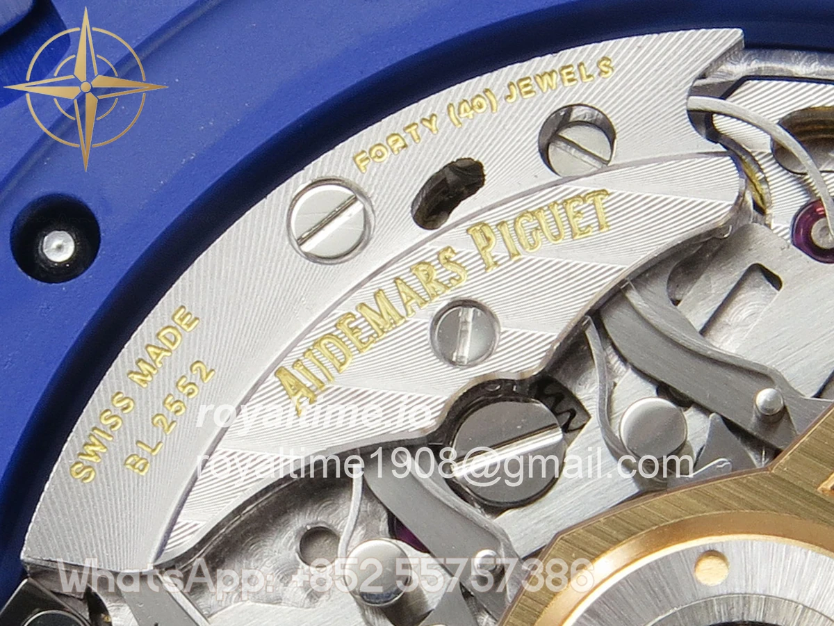 Audemars Piguet Royal Oak Chrono 26240 Blue Ceramic APSF Blue Dial On Blue Ceramic Bracelet SA4401 - Image 16