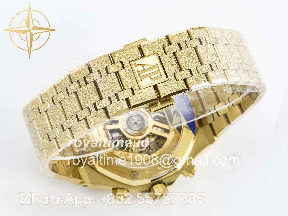 Audemars Piguet Royal Oak Chrono 26240 Frosted YG APSF YG Dial on Bracelet SA4401 - Image 16
