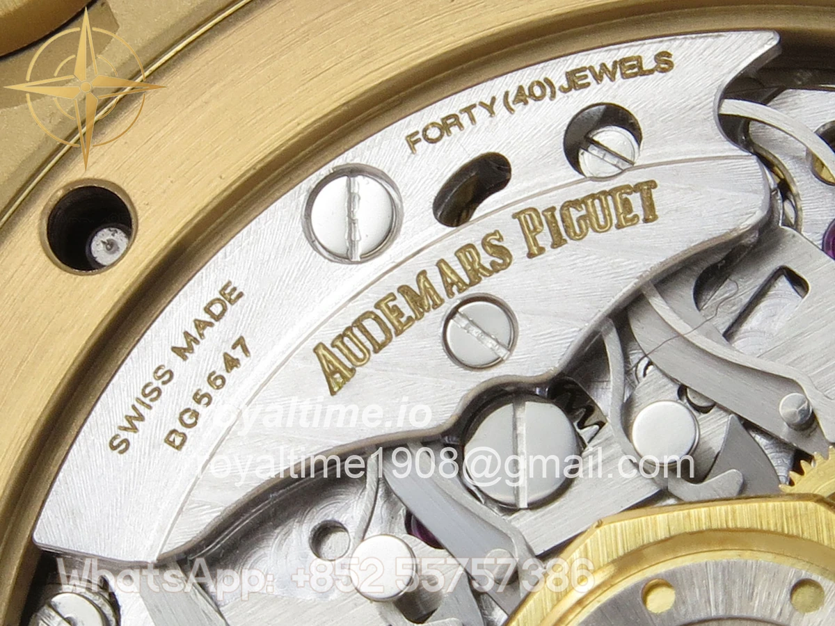 Audemars Piguet Royal Oak Chrono 26240 Frosted YG DDF YG Dial on YG Bracelet DD4401 - Image 16