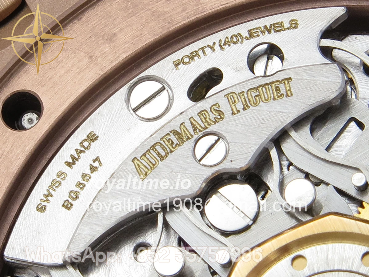 Audemars Piguet Royal Oak Chrono 26240 RG DDF Blue Dial on RG Bracelet DD4401 Gain Weight (SW Dial) - Image 16