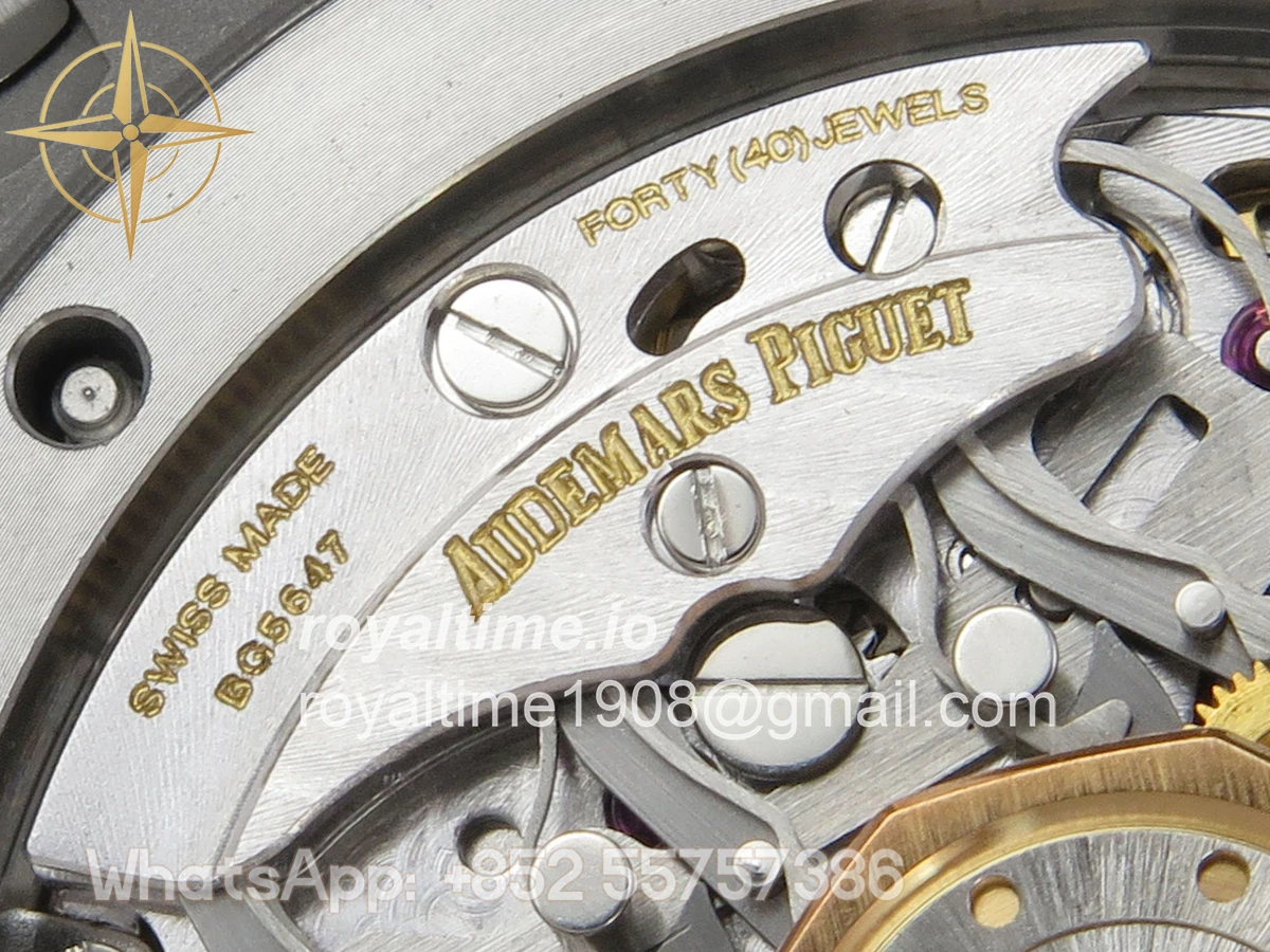 Audemars Piguet Royal Oak Chrono 26240 RG DDF Blue Dial on SS Bracelet DD4401 Gain Weight (SW Dial) - Image 16