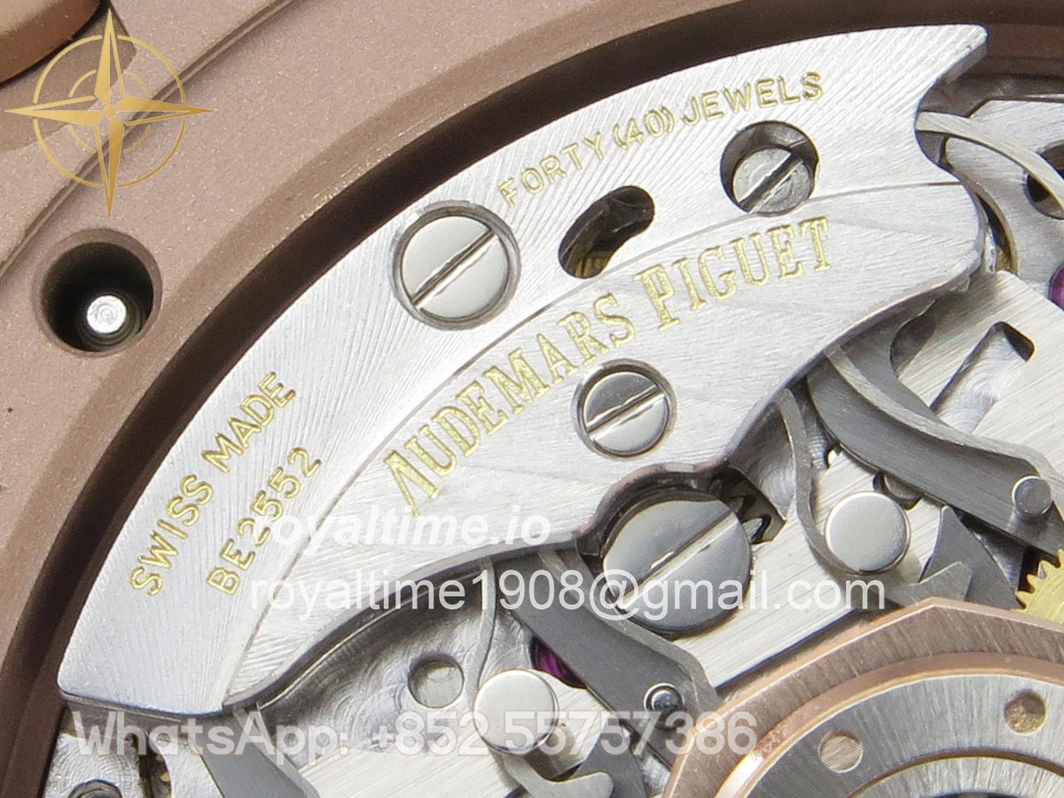 Audemars Piguet Royal Oak Chrono 26240 RG DDSF Black Dial on RG Bracelet DD4401 - Image 16