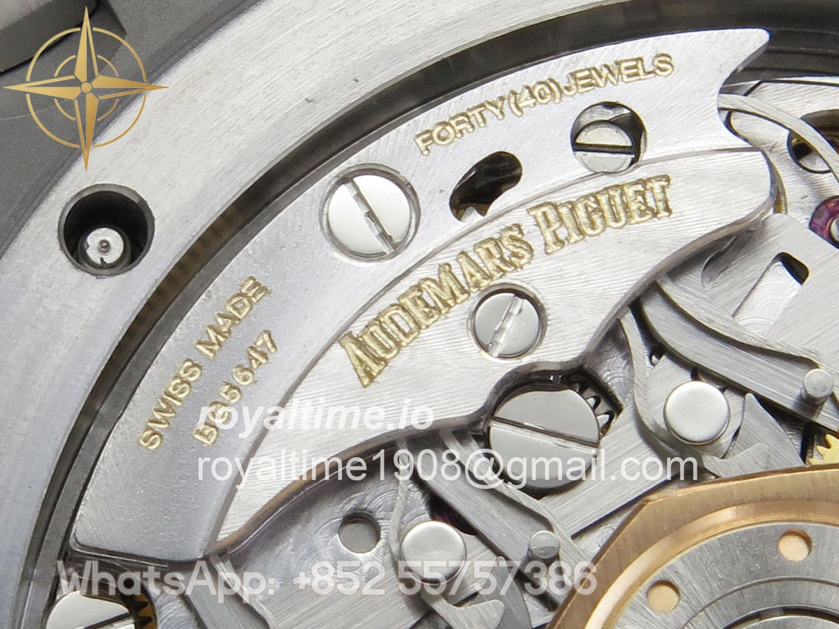 Audemars Piguet Royal Oak Chrono 26240 SS DDF Blue Dial on SS Bracelet DD4401 (SW Dial) V2 - Image 16