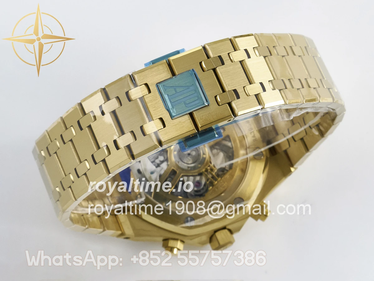 Audemars Piguet Royal Oak Chrono 26240 YG APSF YG Dial on YG Bracelet SA4401 - Image 16