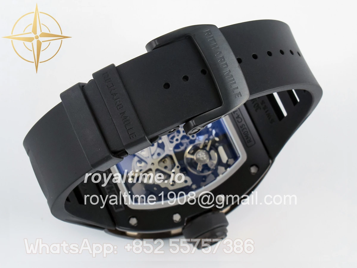 Richard Mille RM035-02 RG Black Ceramic SONIC Skeleton Dial on Black Rubber Strap RMUL1 - Image 16