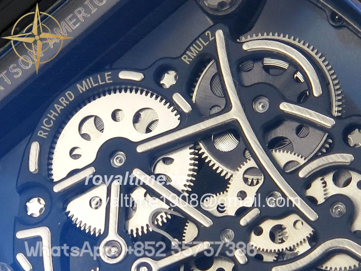 Richard Mille RM055 Black Ceramic APSF on Black/Red Inner Bezel on Black Rubber Strap RMUL2 - Image 16