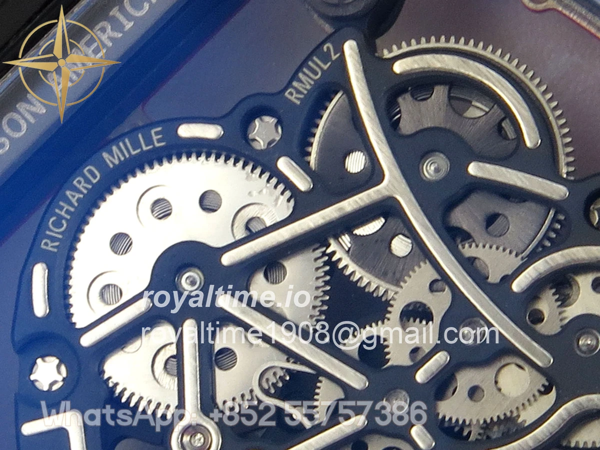 Richard Mille RM055 Black Ceramic APSF on Red Inner Bezel on Red Rubber Strap RMUL2 - Image 16