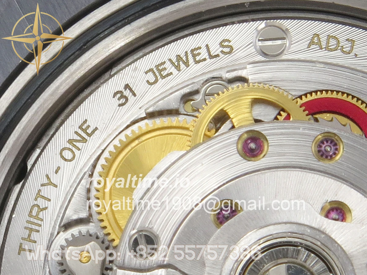 Rolex Day Date 36 SS QF 904L Steel Red Stick Dial on President Bracelet VR3255 V3 - Image 16