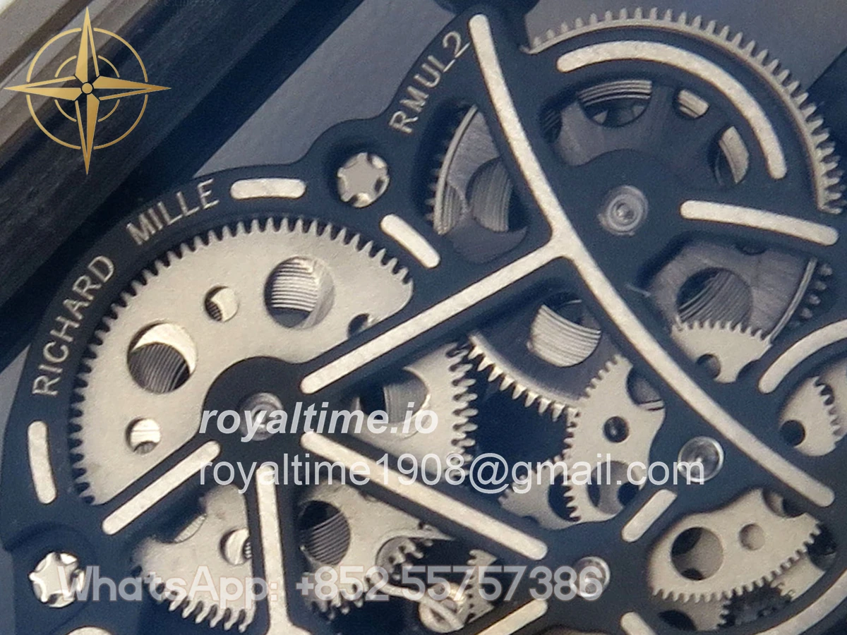 Richard Mille RM061-01 Yohan Blake White NTPT RF on Black Rubber Strap RMUL2 - Image 17