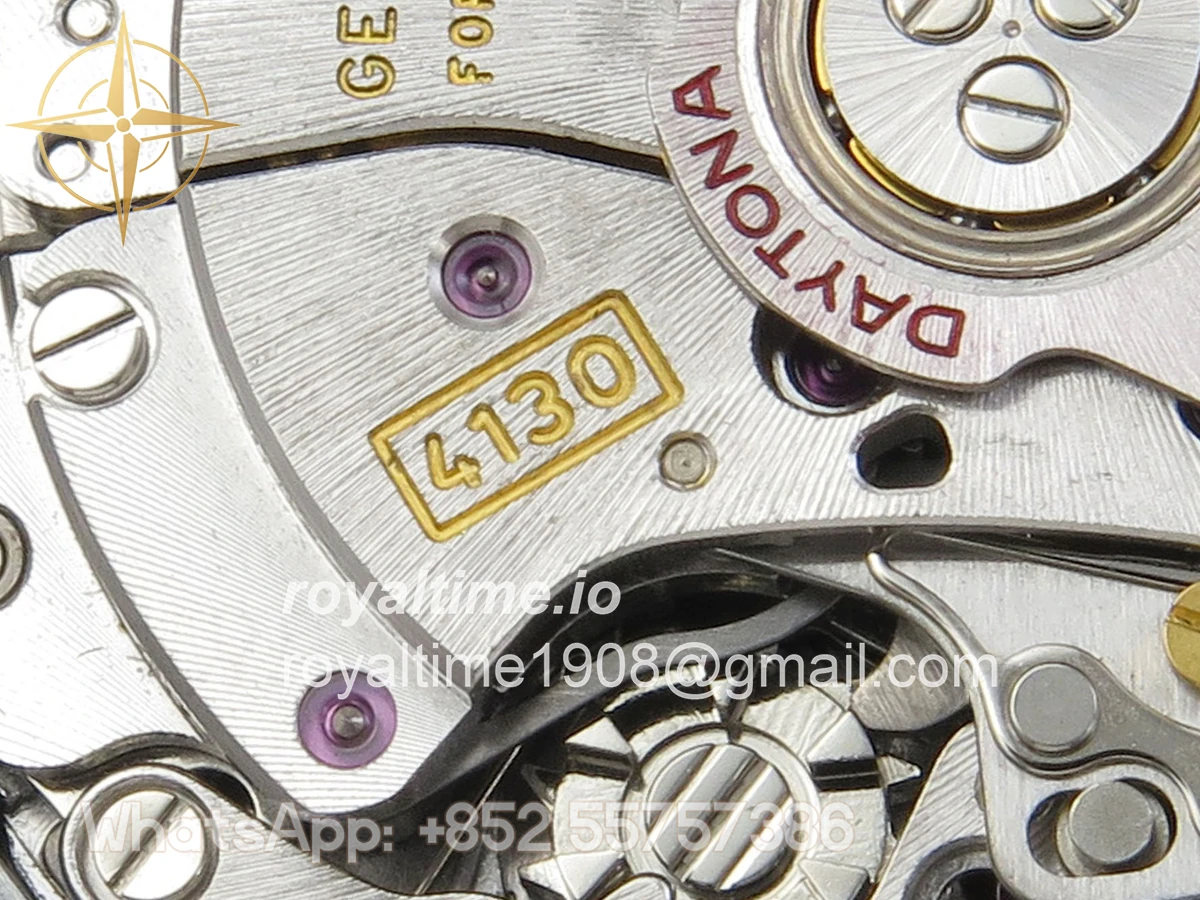 rolex Daytona 116519 QF White/Black Numeral Dial on Oysterflex Strap SA4130 V11 (Gain Weight) 160g - Image 17