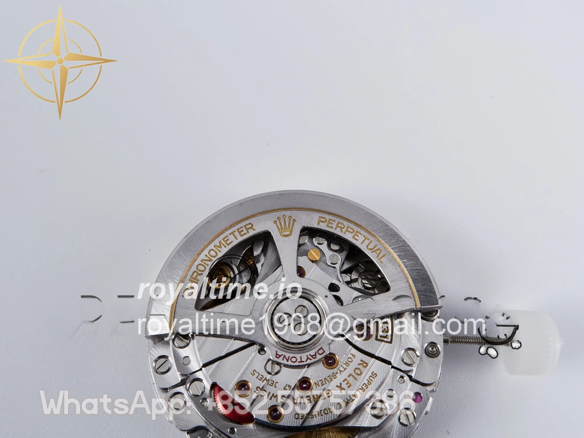 Rolex Daytona 126500 UFO 904L Steel White Dial on SS Bracelet UF4131 (Free Sprung) - Image 17