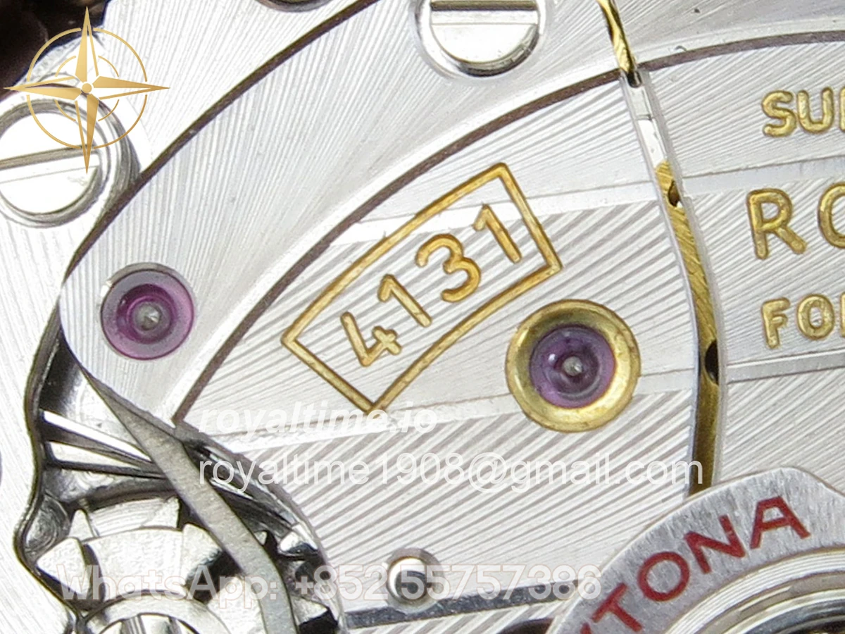 Rolex Daytona 126505 RG UFO Black/RG Diamonds Dial on RG Bracelet UF4131 (Free Sprung) - Image 17