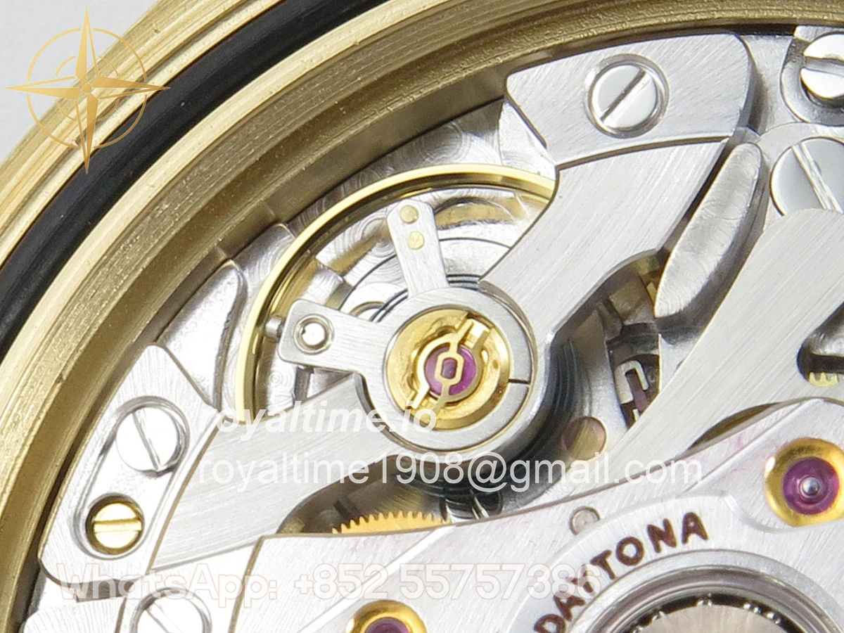 Rolex Daytona 126508 AVF Black Stick Dial on YG Bracelet DD4131 (Mod) - Image 17