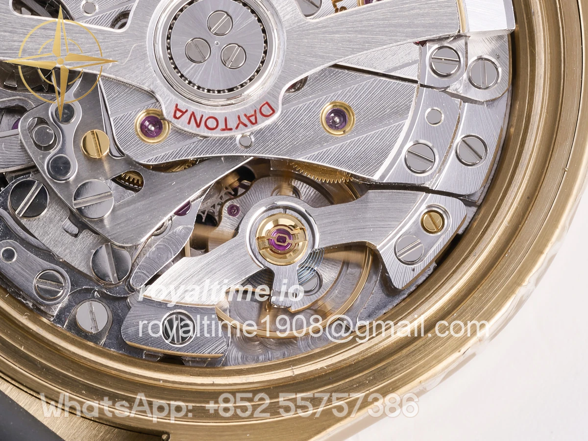 Rolex Daytona 126518 3BF YG/Black Dial Sticks Markers on Oysterflex Strap Weighted 160g - Image 17
