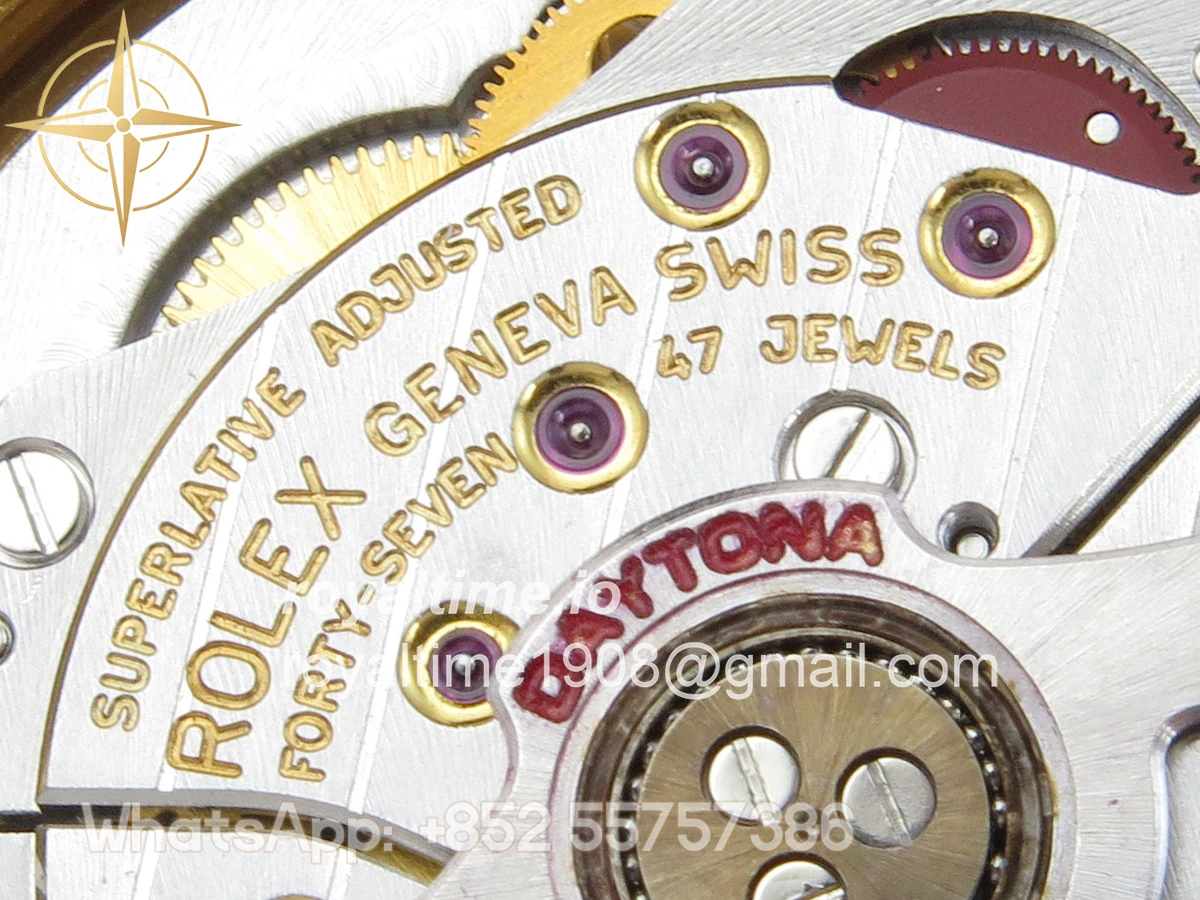 Rolex Daytona 126518 ARF YG/Black Dial on Oysterflex Strap DD4131 V2 (Weighted) - Image 17