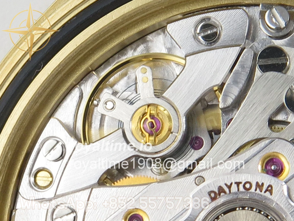 Rolex Daytona 126518 AVF YG/Black Dial on Oysterflex Strap DD4131 (Mod) - Image 17