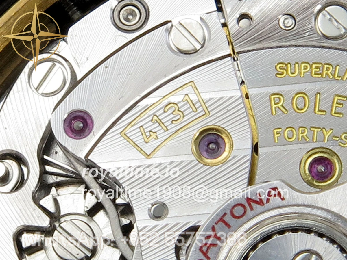 Rolex Daytona 126518 QF Black/YG Dial on Oysterflex Strap JH4131 V18 (Free Sprung) Weighted 157g - Image 17