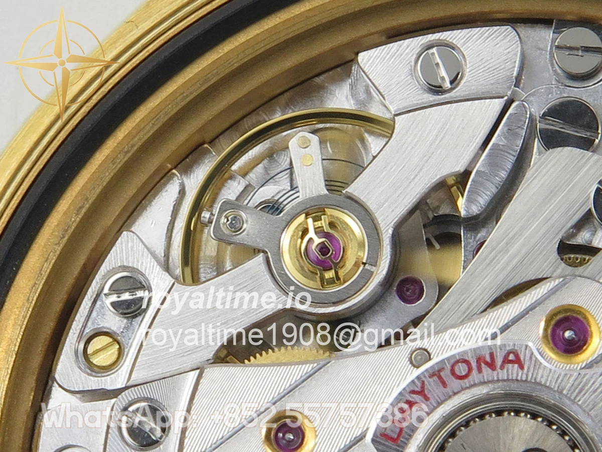 Rolex Daytona 126518 TMF Black Stick Dial on Oysterflex Strap DD4131(162g) - Image 17