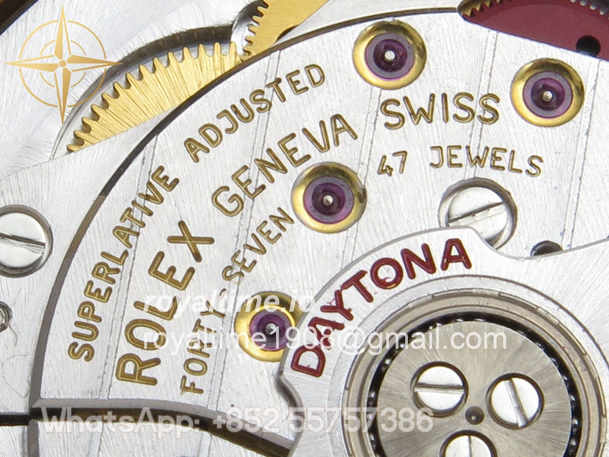 Rolex Daytona 126518 TMF YG/Black Dial on Oysterflex Strap SH4131 (Weighted) - Image 17