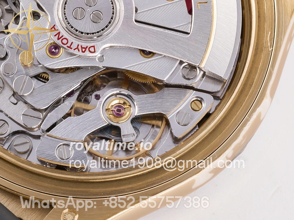 Rolex Daytona 126518 YG 3BF Tiffany Dial Sticks Markers on Oysterflex Strap Weighted 160g - Image 17