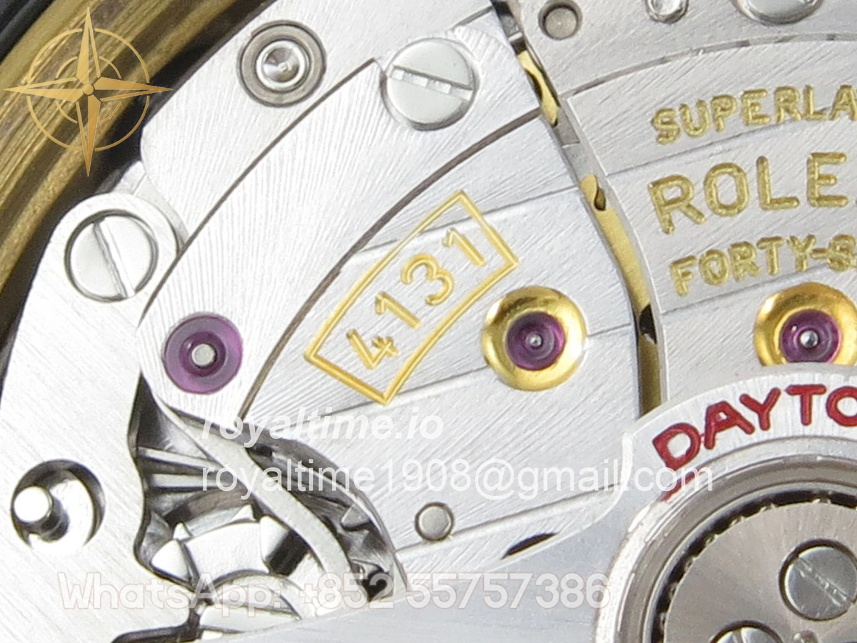 Rolex Daytona 126518 YG Clean Plus YG/Black Dial on Black Rubber Strap DD4131 - Image 17