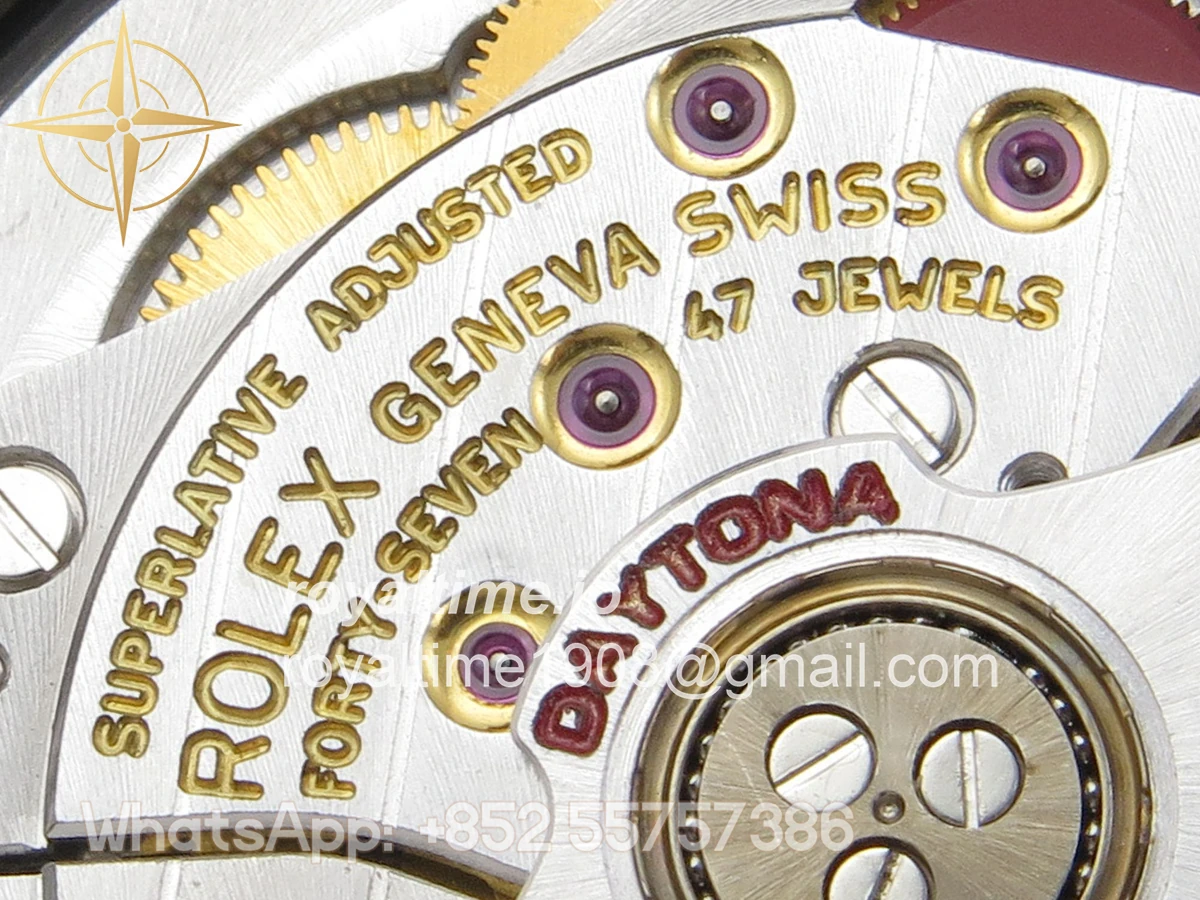 Rolex Daytona 126519 ARF Black/Silver Diamonds Dial on Oysterflex Strap DD4131 V2 (Weighted) - Image 17