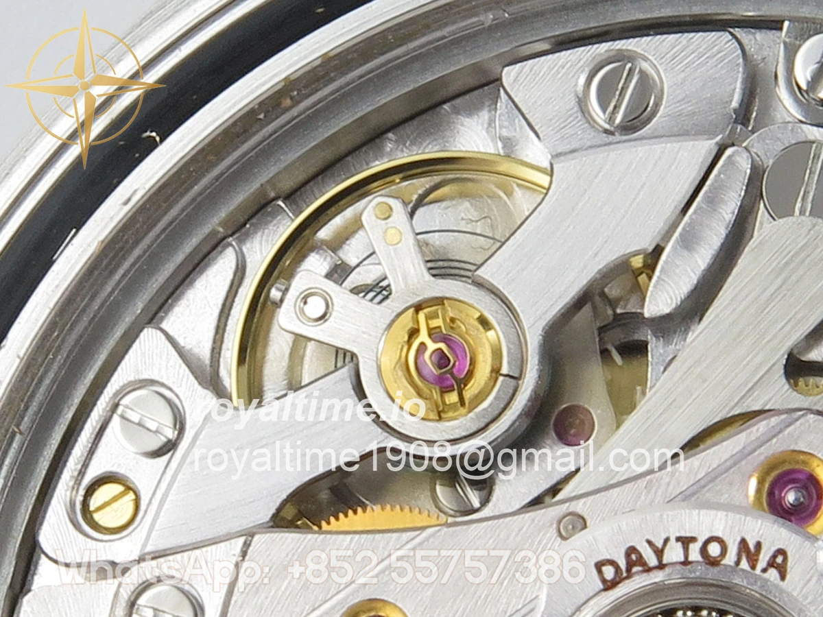 Rolex Daytona 126519 AVF Black/Silver Dial on Oysterflex Strap DD4131 (Mod) - Image 17
