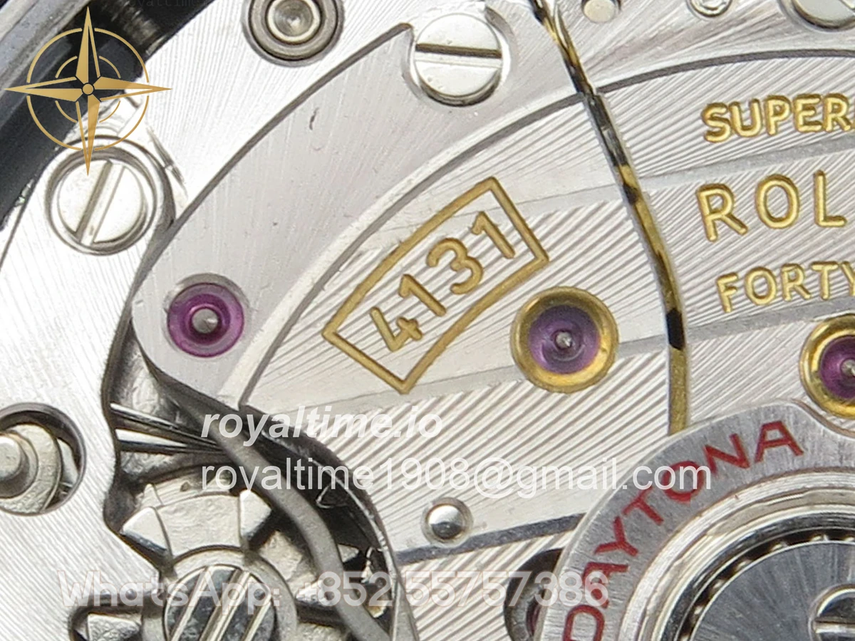 Rolex Daytona 126519 QF Black/Silver Diamonds Dial on Oysterflex Strap JH4131 V18 (Free Sprung) Weighted 157g - Image 17
