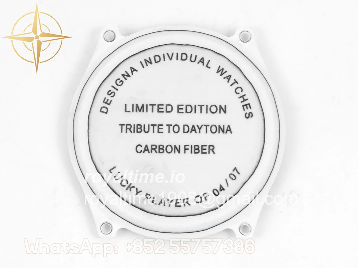 Rolex Daytona DIW White Carbon "LUCKY PLAYER QF" DIWF DD4801 - Image 17