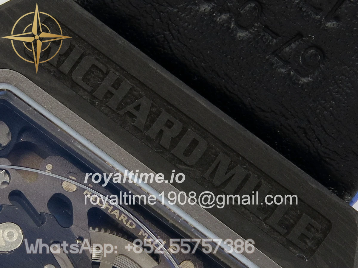 Richard Mille Umi Maker's RM67-02 Black NTPT France Blue/Red/White Skeleton Dial on Nylon strap CRMA7 V2 - Image 17